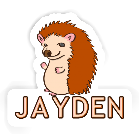 Sticker Hedgehog Jayden Notebook Image