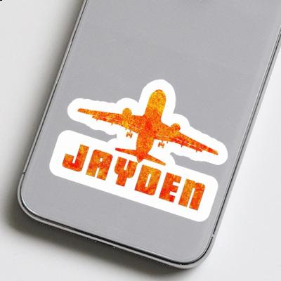 Jumbo-Jet Autocollant Jayden Notebook Image