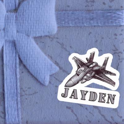 Jayden Sticker Plane Laptop Image