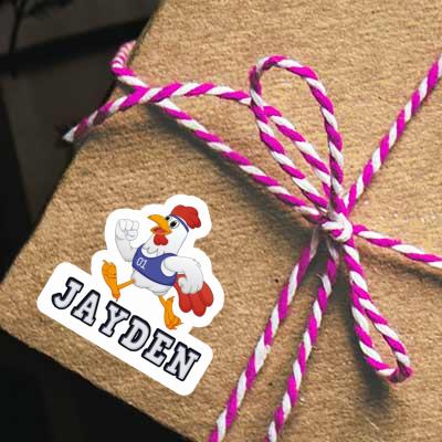 Autocollant Poulet Jayden Gift package Image