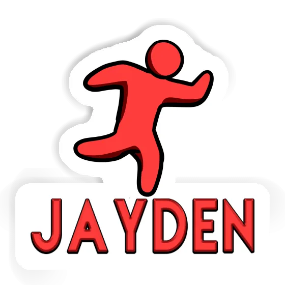 Jogger Sticker Jayden Laptop Image