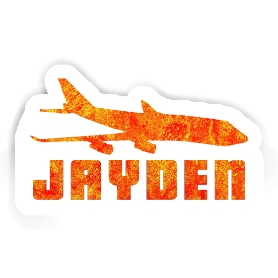 Sticker Jayden Jumbo-Jet Notebook Image