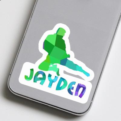 Jayden Sticker Karateka Laptop Image