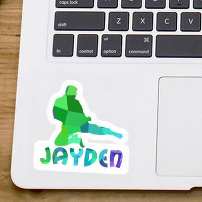 Jayden Sticker Karateka Notebook Image