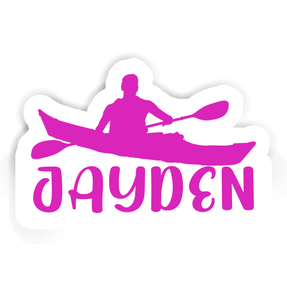 Jayden Sticker Kayaker Image