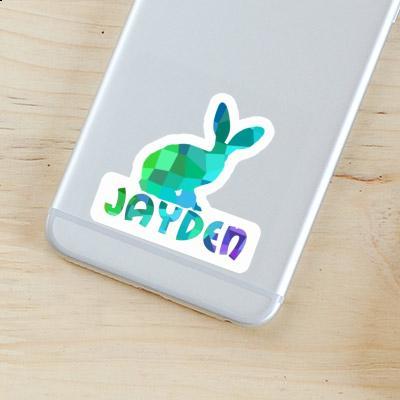 Autocollant Jayden Lapin Notebook Image