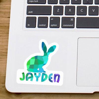 Rabbit Sticker Jayden Notebook Image