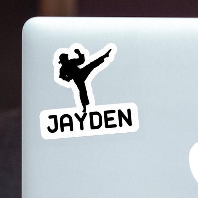 Sticker Jayden Karateka Laptop Image