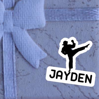 Sticker Jayden Karateka Notebook Image