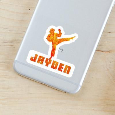 Karateka Sticker Jayden Notebook Image