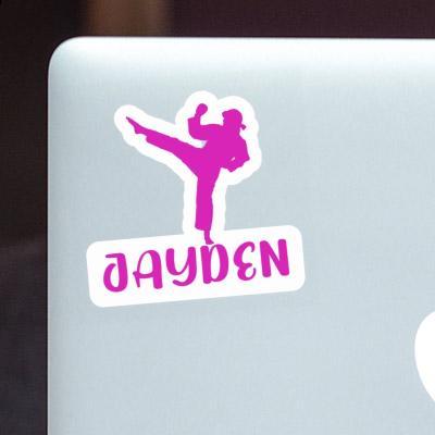 Karateka Sticker Jayden Notebook Image