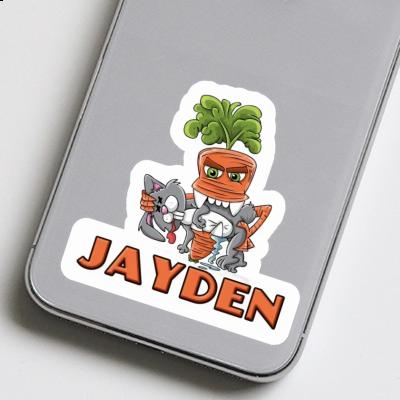 Jayden Autocollant Carotte monstrueuse Image