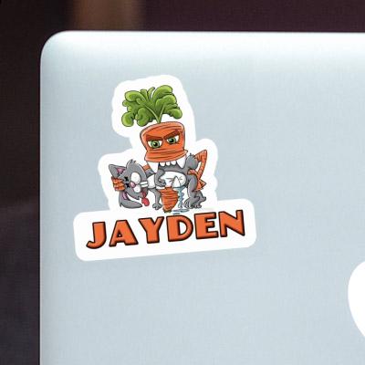 Jayden Autocollant Carotte monstrueuse Laptop Image