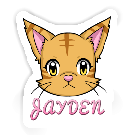 Autocollant Jayden Chat Laptop Image