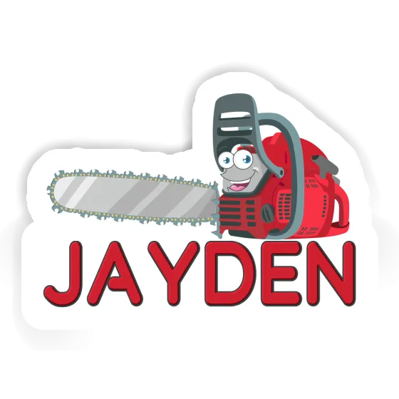 Sticker Chainsaw Jayden Image