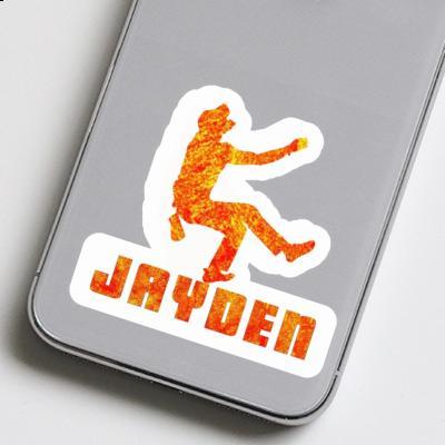 Jayden Sticker Climber Laptop Image