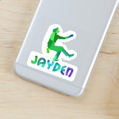 Sticker Climber Jayden Notebook Image