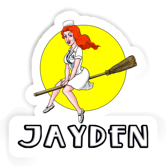 Sticker Nurse Jayden Notebook Image