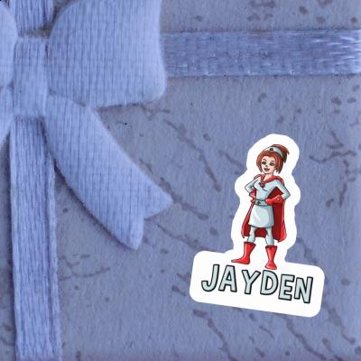 Nurse Sticker Jayden Notebook Image