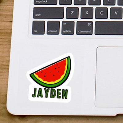 Jayden Sticker Watermelon Notebook Image