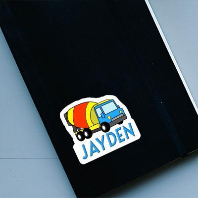 Sticker Mixer Truck Jayden Gift package Image