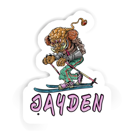 Sticker Skier Jayden Gift package Image