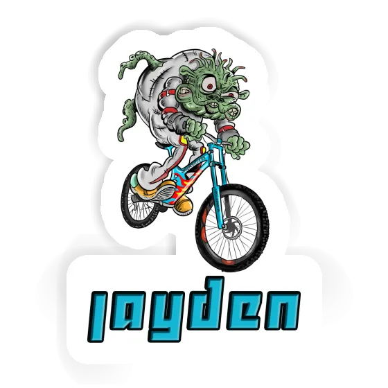 Aufkleber Downhill-Biker Jayden Gift package Image