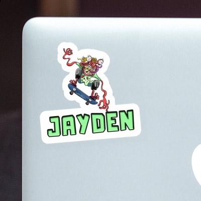 Jayden Aufkleber Skateboarder Gift package Image