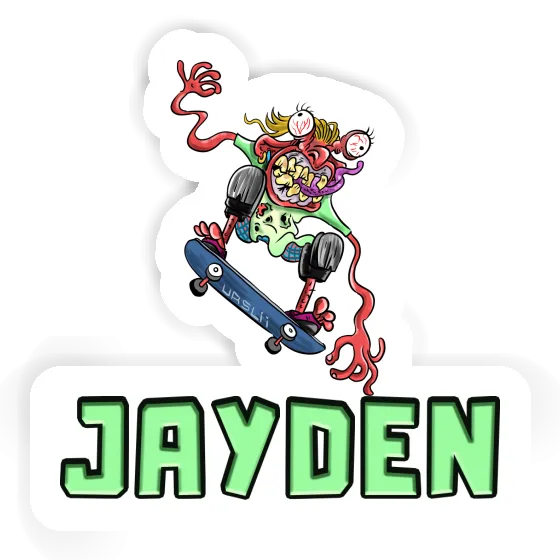 Jayden Sticker Skater Notebook Image