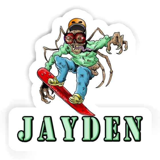 Sticker Snowboarder Jayden Gift package Image