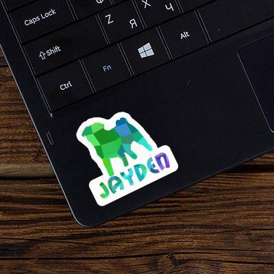 Jayden Sticker Pug Image