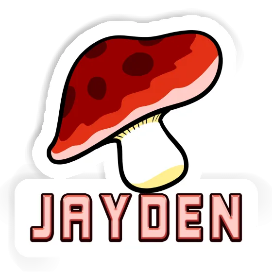 Champignon Autocollant Jayden Notebook Image