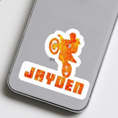 Sticker Motocross Jumper Jayden Laptop Image