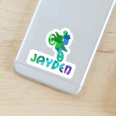 Sticker Jayden Motocross Rider Image