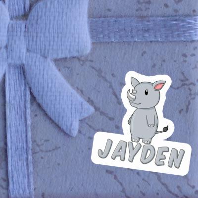 Jayden Sticker Rhino Notebook Image