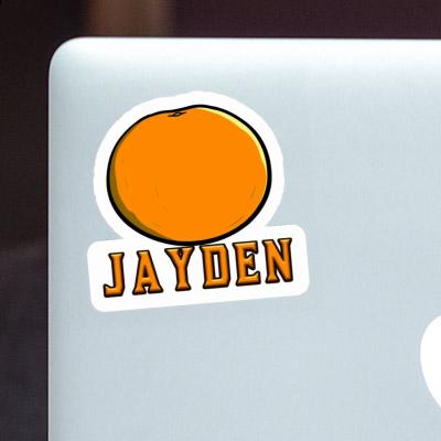 Sticker Orange Jayden Image