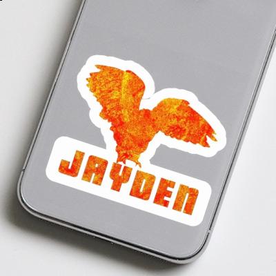 Owl Sticker Jayden Laptop Image