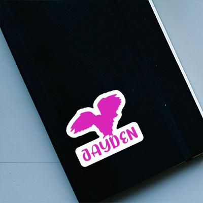 Autocollant Hibou Jayden Laptop Image