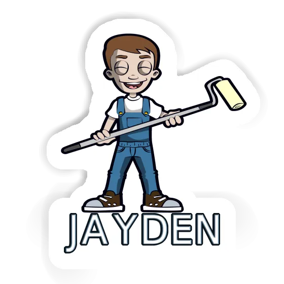 Sticker Jayden Painter Notebook Image