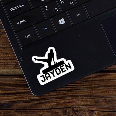 Jayden Sticker Gymnast Image