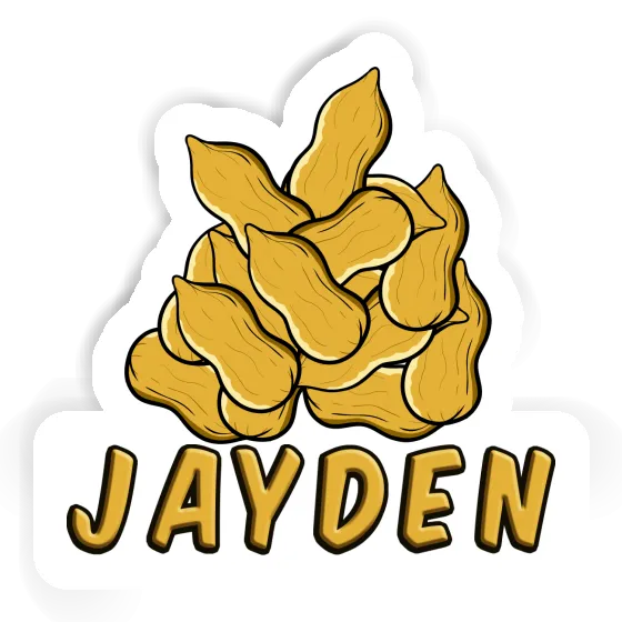 Jayden Sticker Peanut Laptop Image