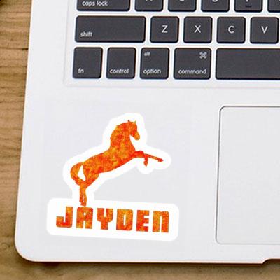 Sticker Horse Jayden Laptop Image