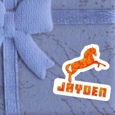 Sticker Horse Jayden Laptop Image