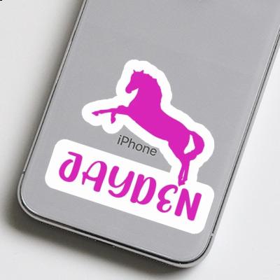 Sticker Jayden Horse Notebook Image