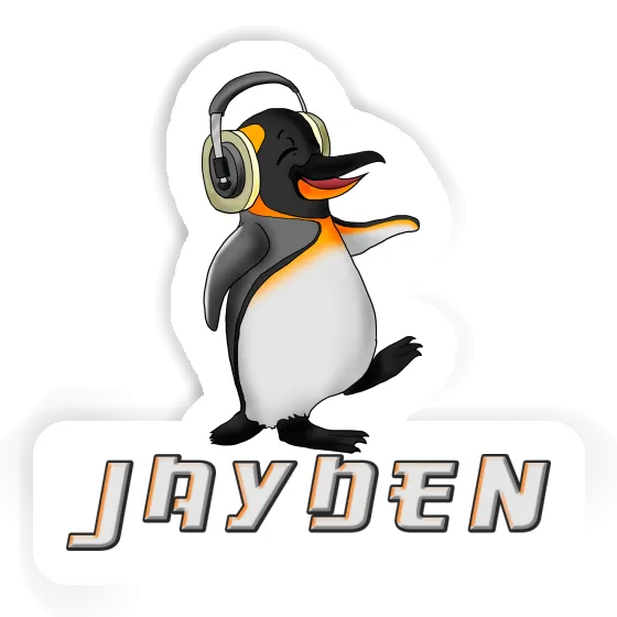 Aufkleber Jayden Pinguin Gift package Image