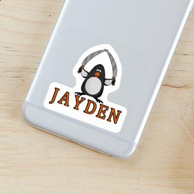 Jayden Autocollant Pingouin de combat Notebook Image