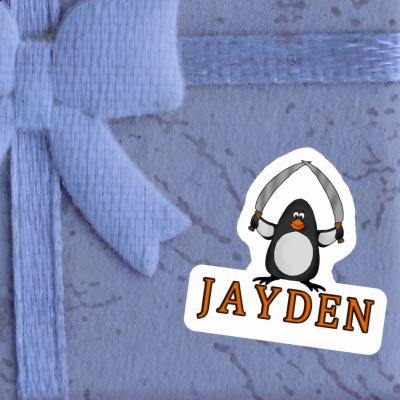 Sticker Fighting Penguin Jayden Image