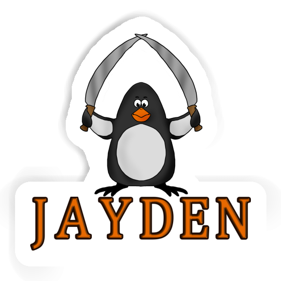 Sticker Fighting Penguin Jayden Gift package Image