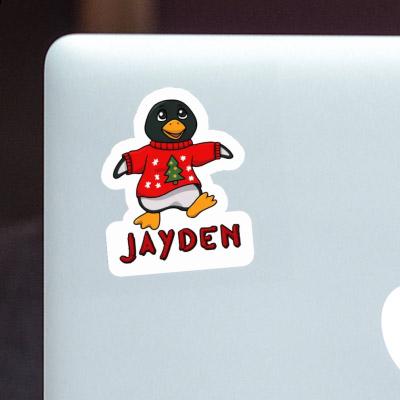 Jayden Sticker Christmas Penguin Image