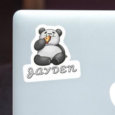 Autocollant Panda Jayden Notebook Image